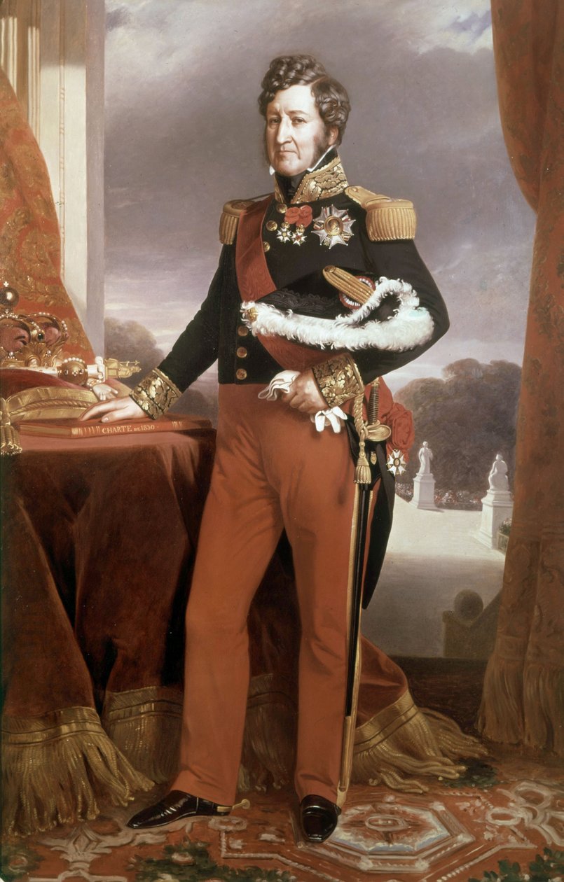 Louis-Philippe, Ranskan kuningas (öljy kankaalle) tekijältä Franz Xaver Winterhalter