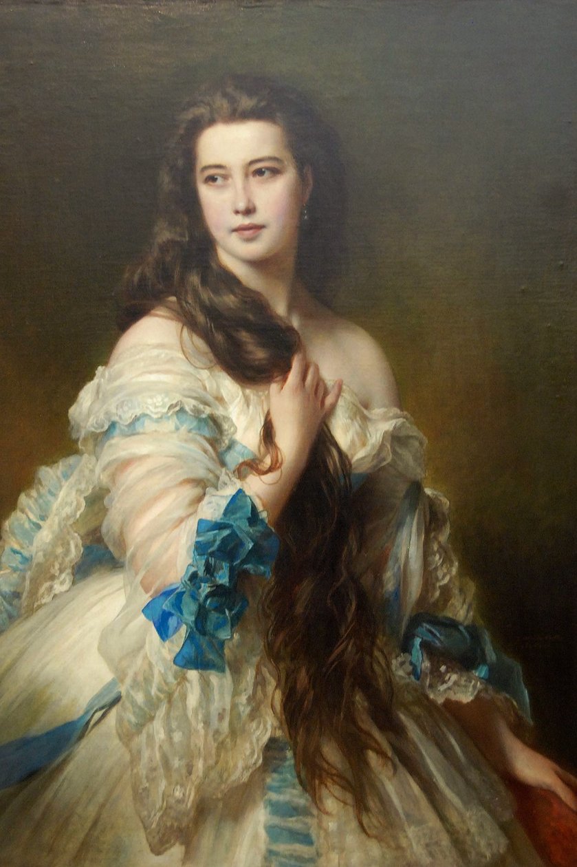 Nadežda Nikolajevna Rimskaja-Korsakova, os. Purgold, c. 1870 tekijältä Franz Xaver Winterhalter