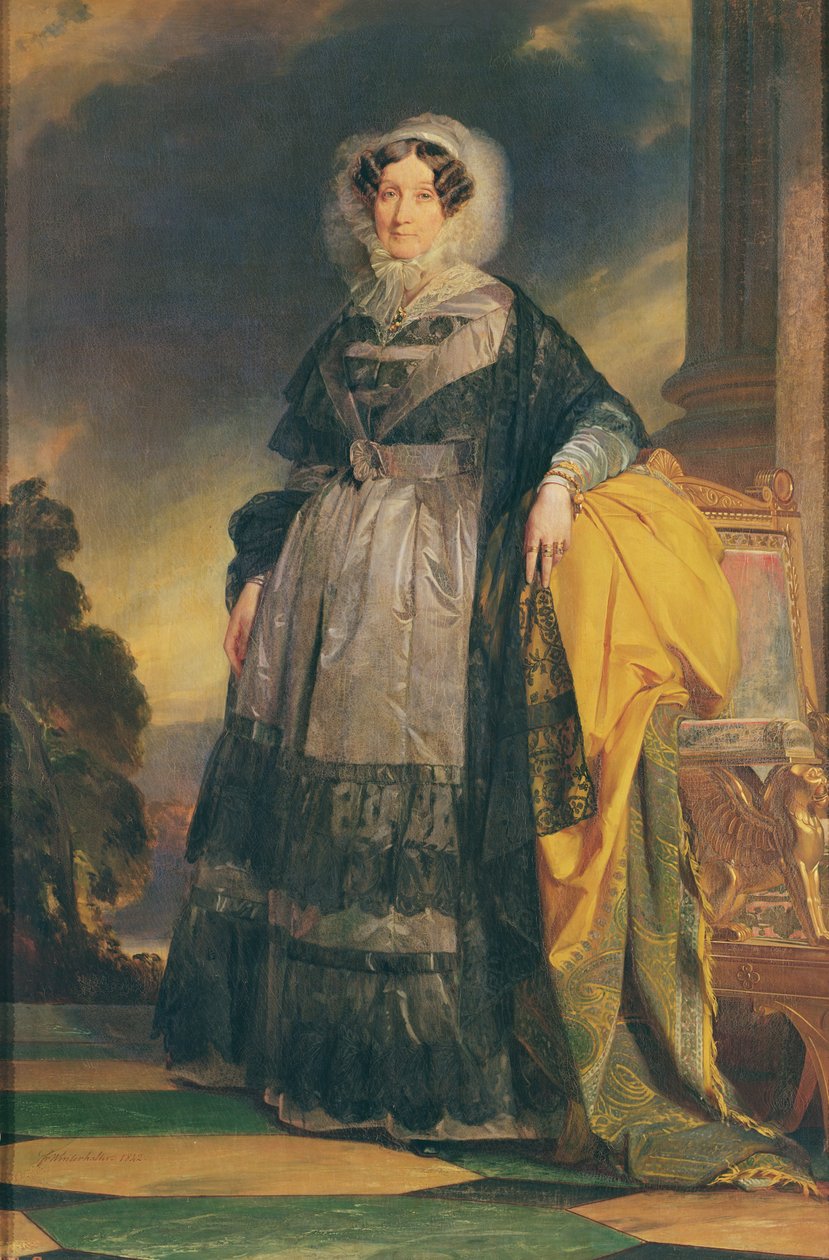 Orléansin Adelaiden (1777-1848), Mademoiselle de Chartresin muotokuva, joka tunnetaan nimellä Madame Adelaide tekijältä Franz Xaver Winterhalter
