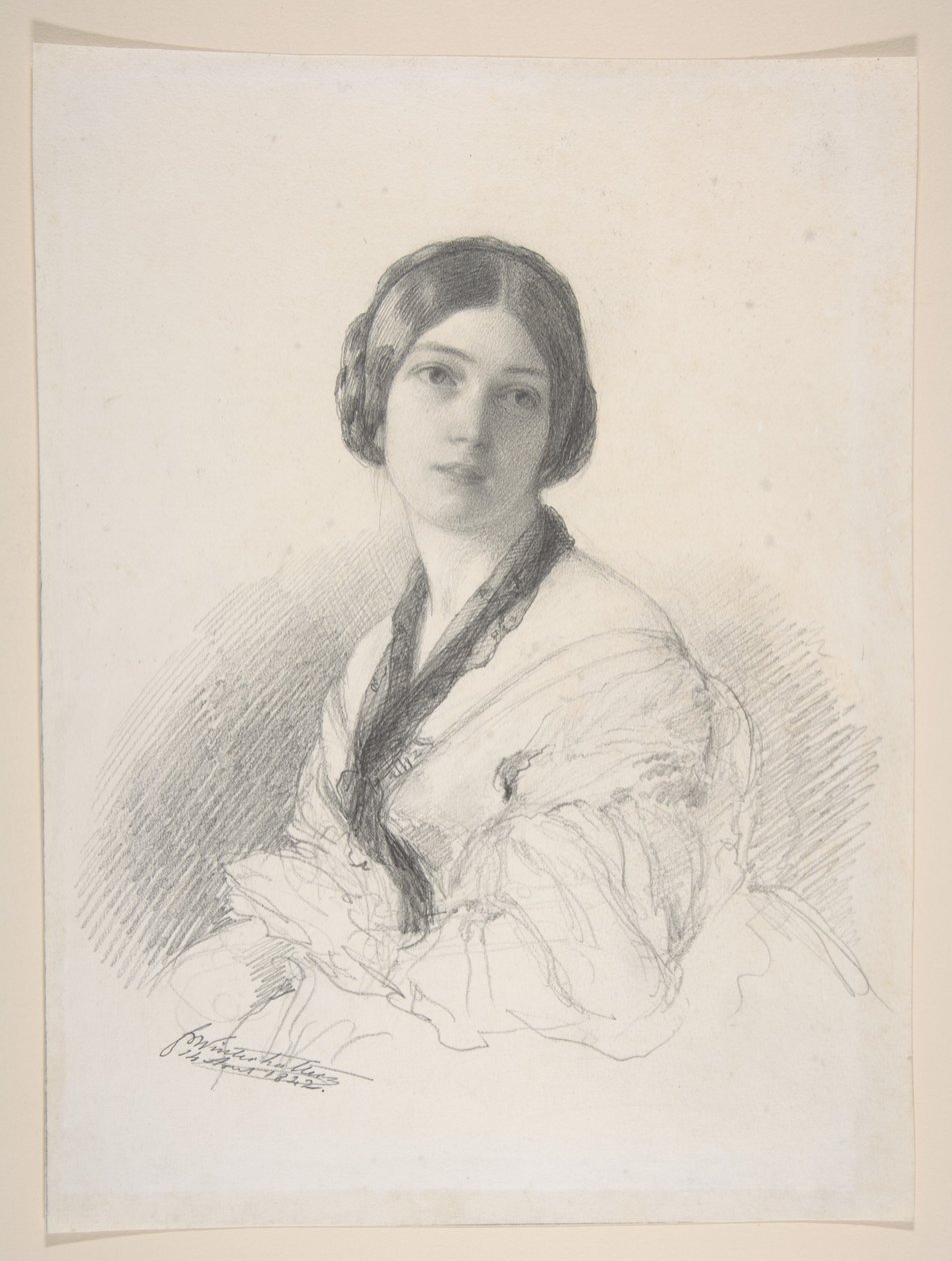 Baroness Gudinin muotokuva, syntynyt Margareth Louis Hay tekijältä Franz Xaver Winterhalter