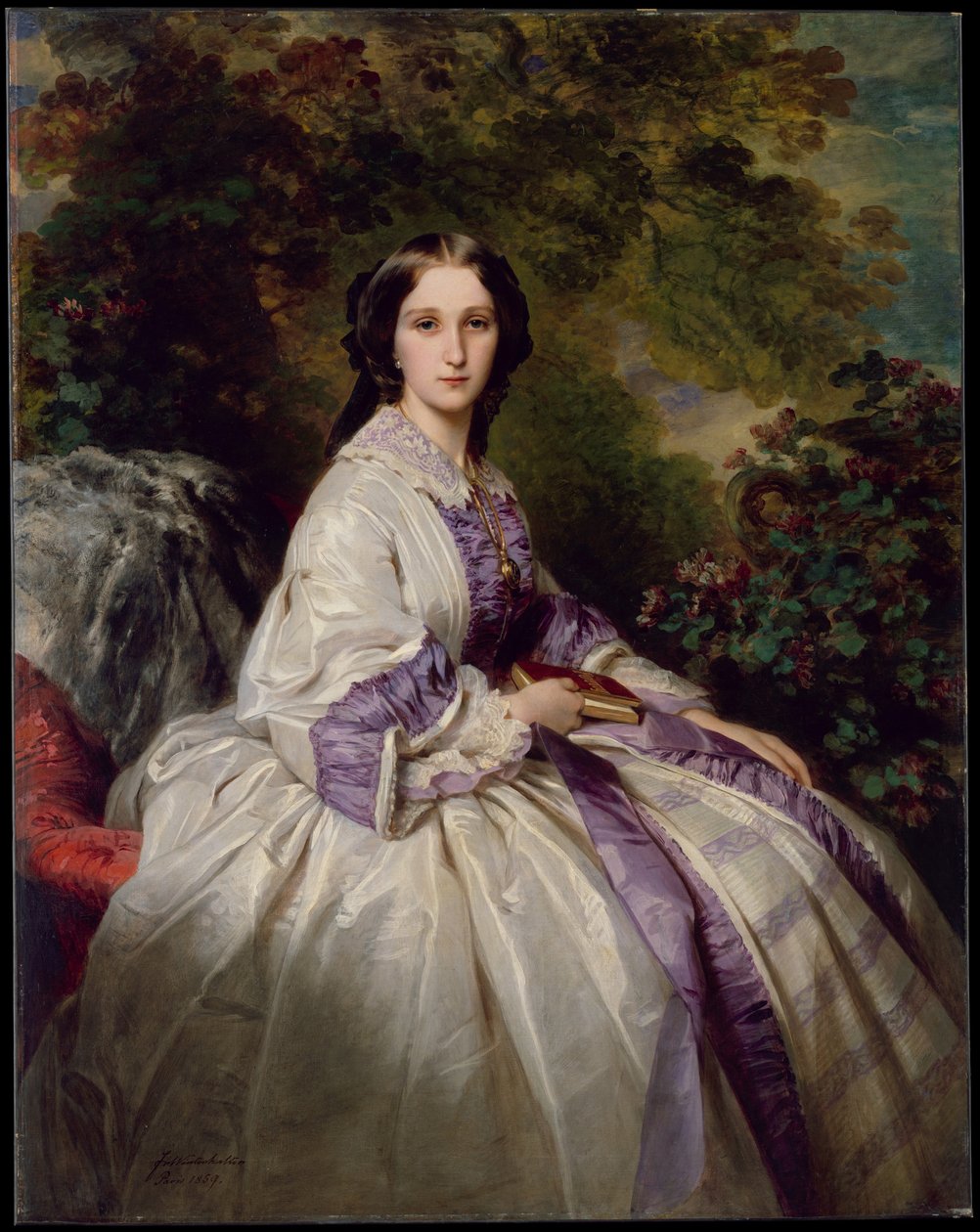 Kreivitär Maria Ivanovna Lamsdorfin muotokuva, os. Beck, 1859 tekijältä Franz Xaver Winterhalter