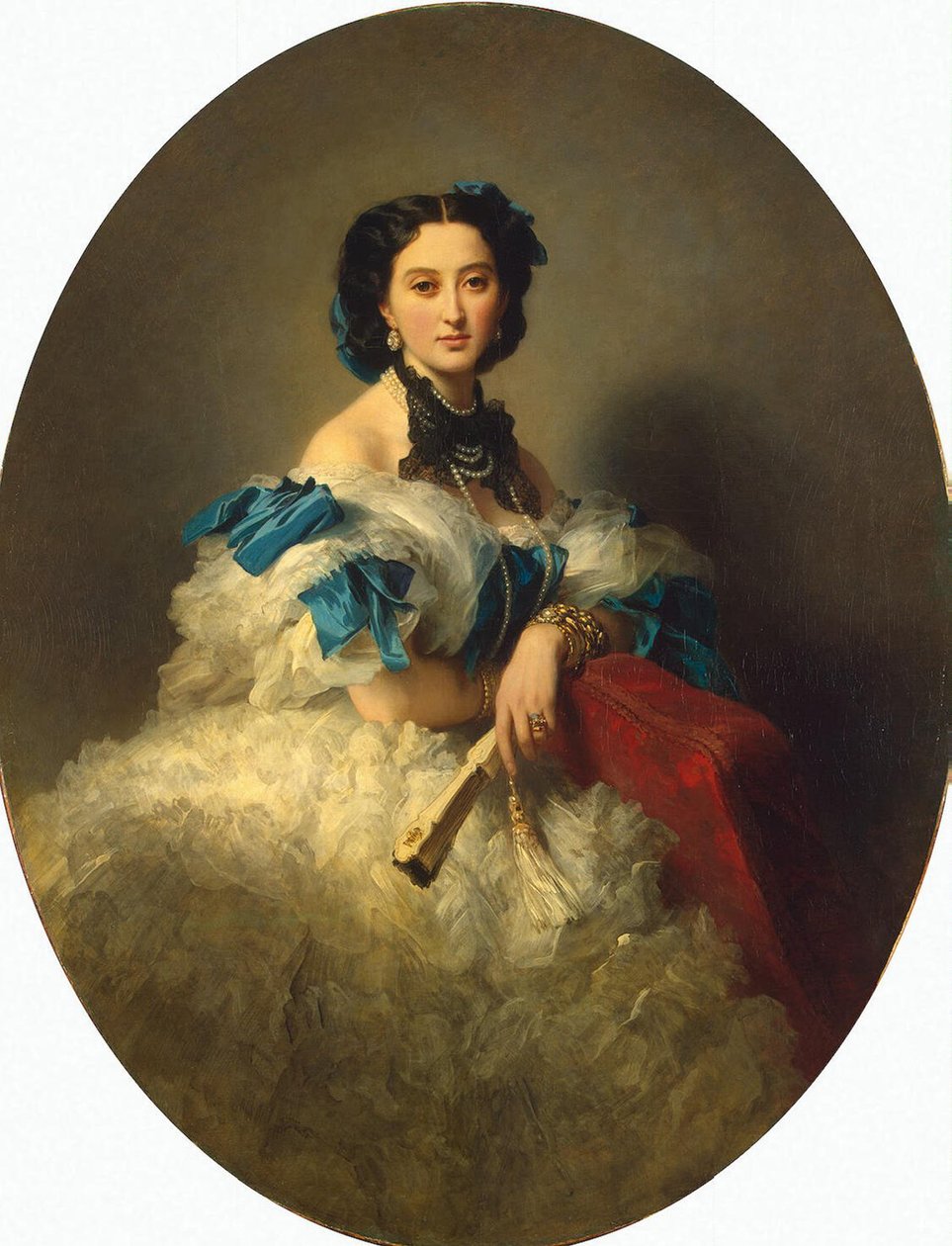 Muotokuva kreivitärestä Usein Musina-Puškina, 19. jälkeen tekijältä Franz Xaver Winterhalter