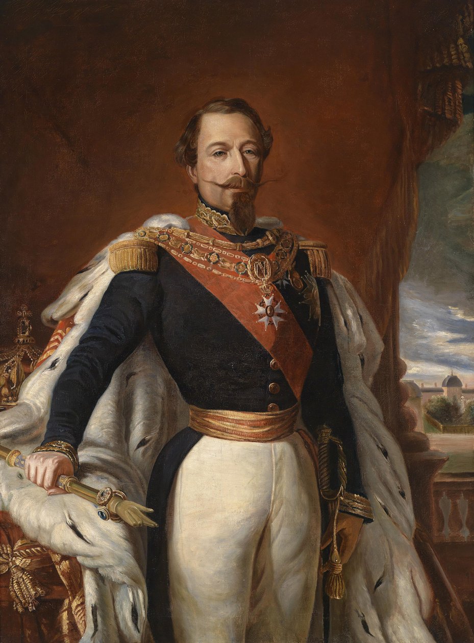Ranskan keisari Napoleon III:n muotokuva 1808-1873. tekijältä Franz Xaver Winterhalter