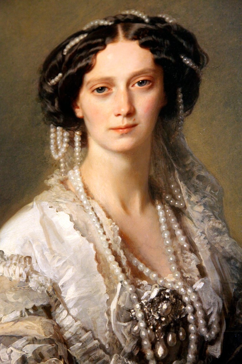 "Keisarinna Maria Aleksandrovnan muotokuva", 1857 tekijältä Franz Xaver Winterhalter