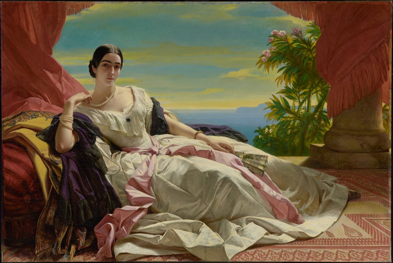 Sayn-Wittgenstein-Saynin ruhtinatar Leonillan muotokuva tekijältä Franz Xaver Winterhalter