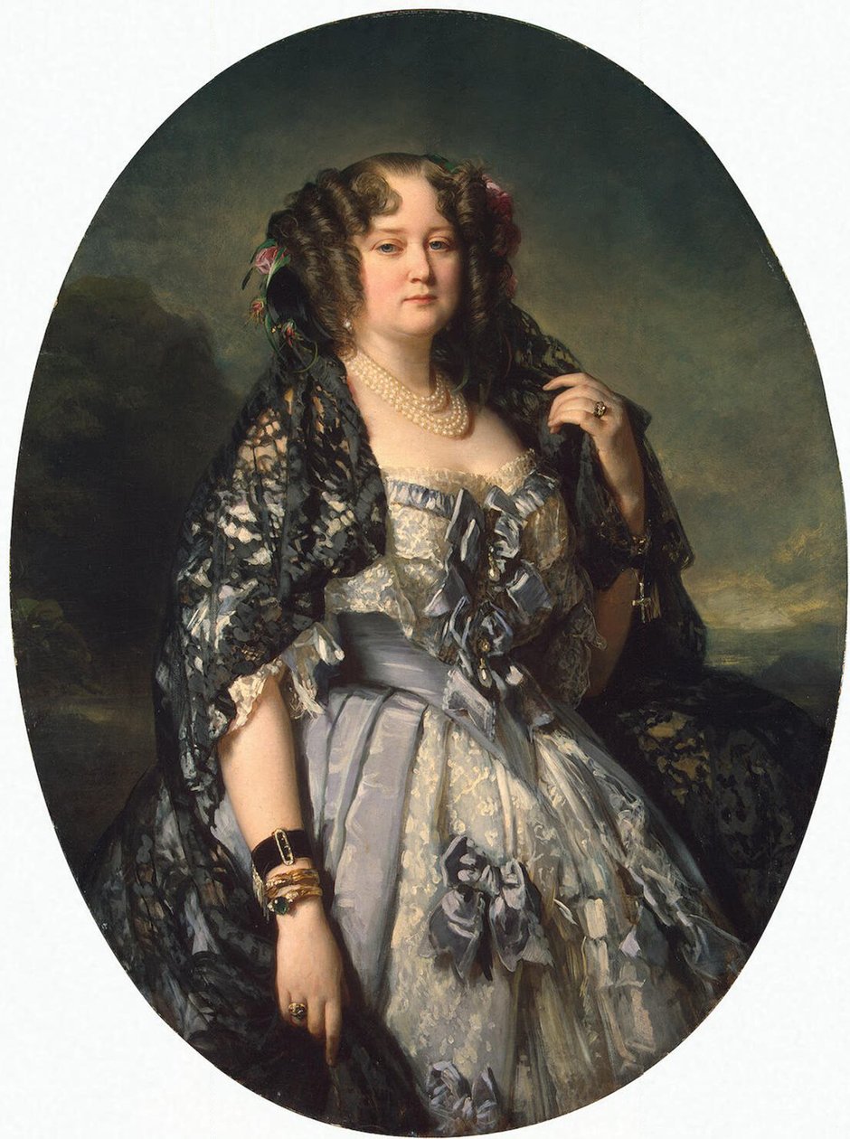 Prinsessa Sophia Radziwillin muotokuva, 1864 tekijältä Franz Xaver Winterhalter