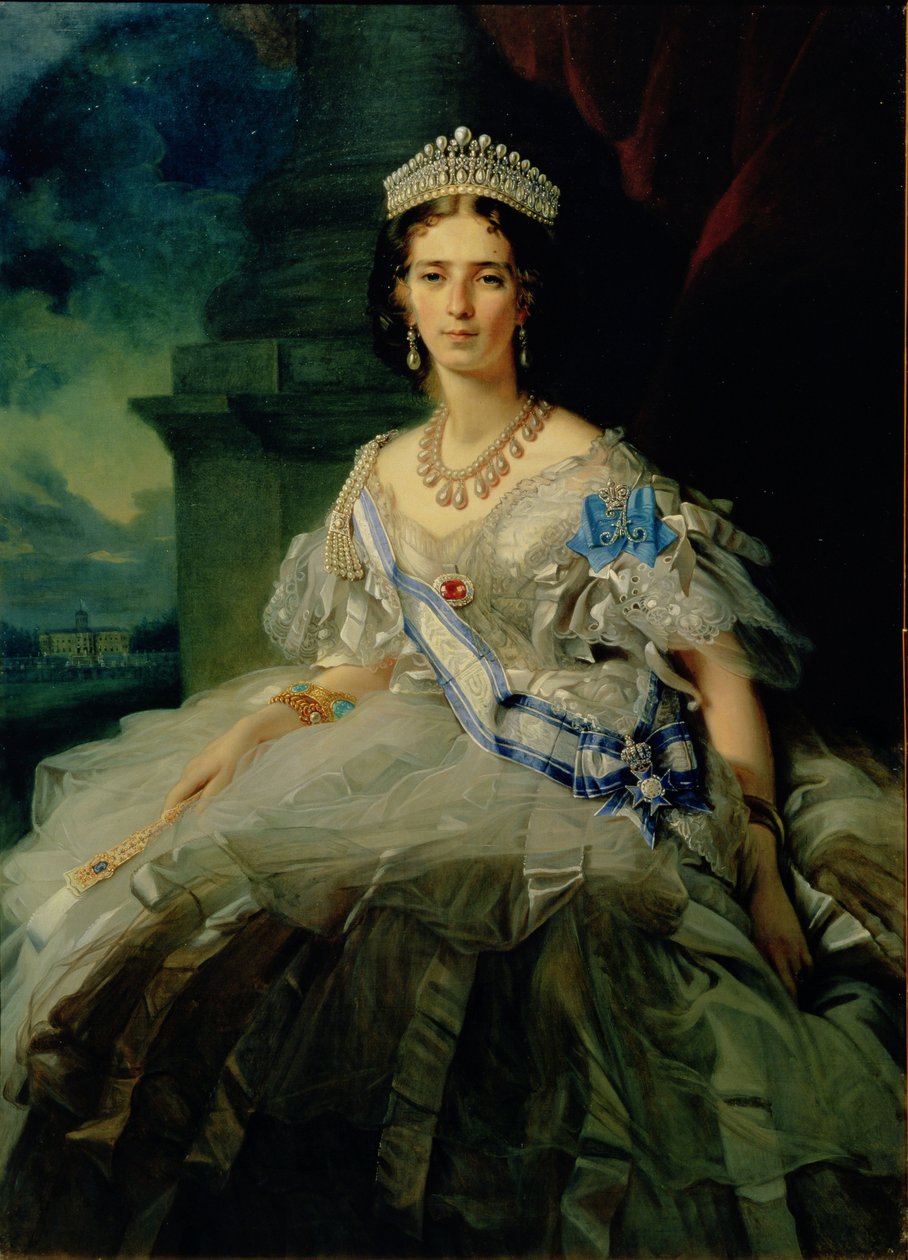 Prinsessa Tatiana Alexanrovna Yusupovan muotokuva tekijältä Franz Xaver Winterhalter