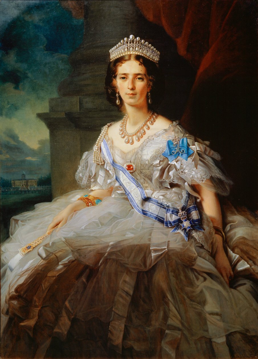Prinsessa Tatjana Jusupovan muotokuva, 1858 tekijältä Franz Xaver Winterhalter