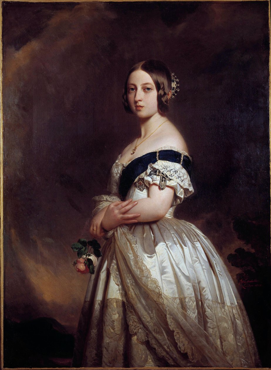 Englannin kuningattaren Victoria I:n muotokuva tekijältä Franz Xaver Winterhalter