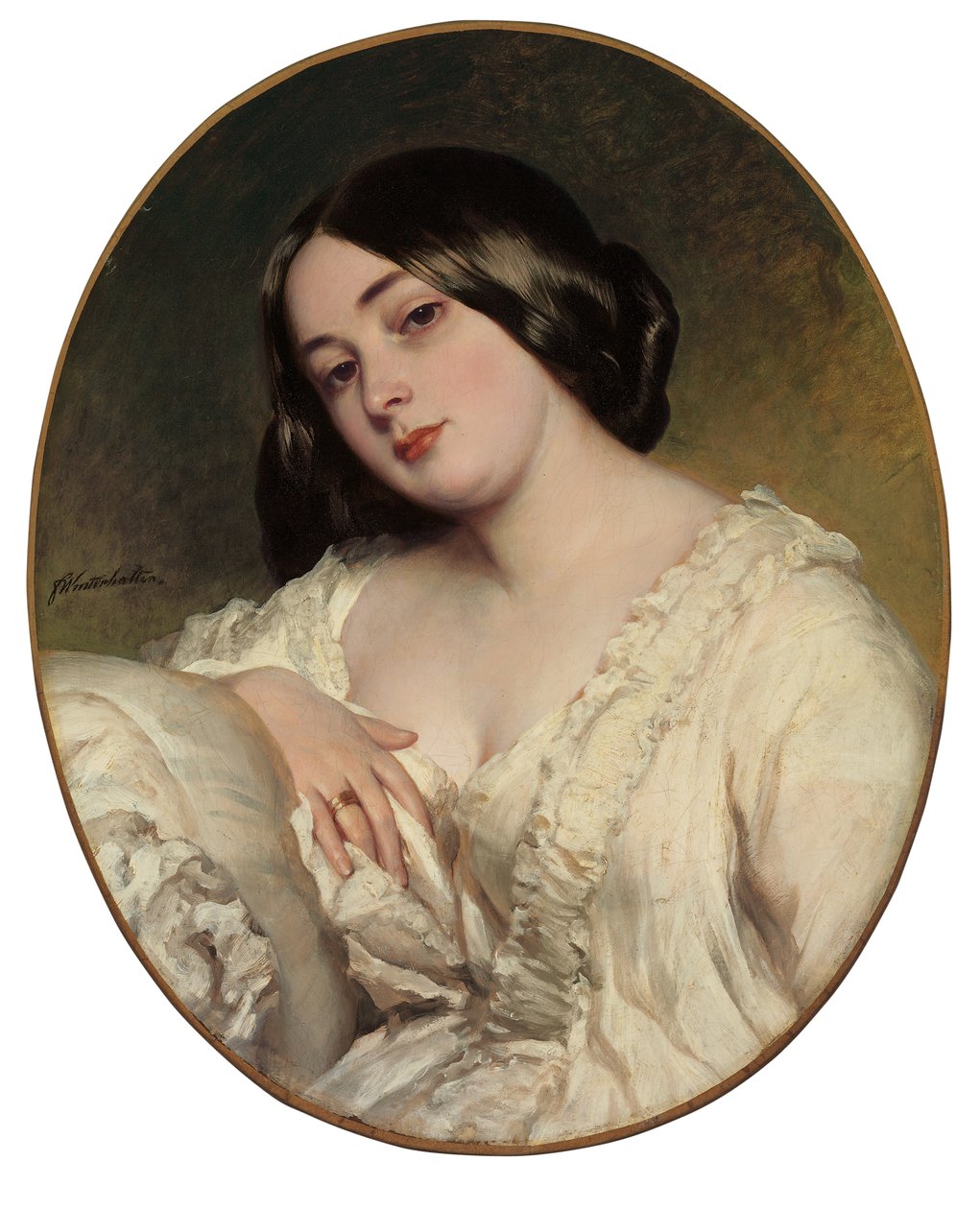 Naisen muotokuva tekijältä Franz Xaver Winterhalter