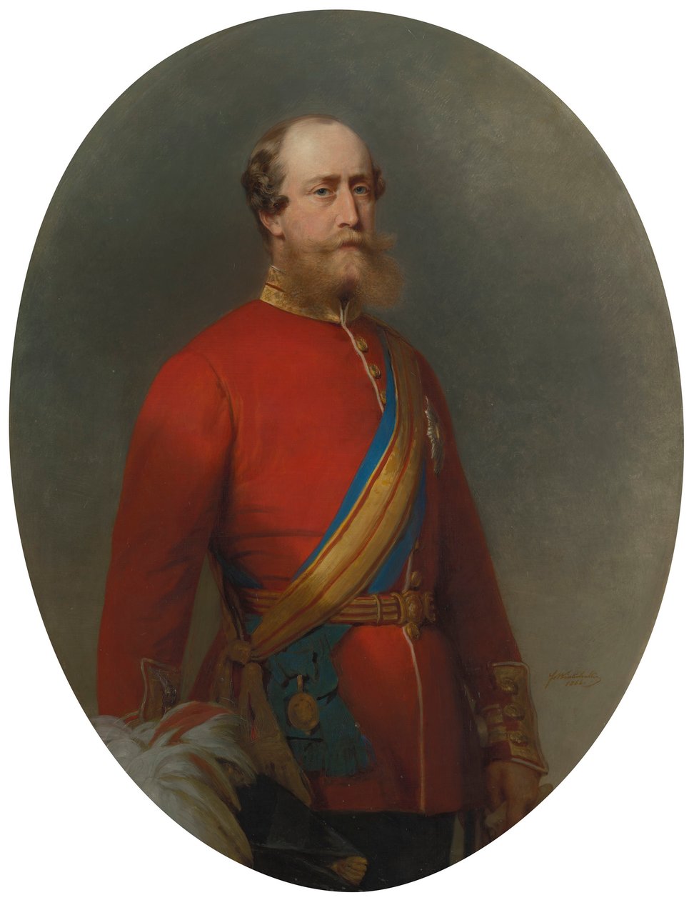Schleswig-Holsteinin prinssi Christian (1831-1917) tekijältä Franz Xaver Winterhalter