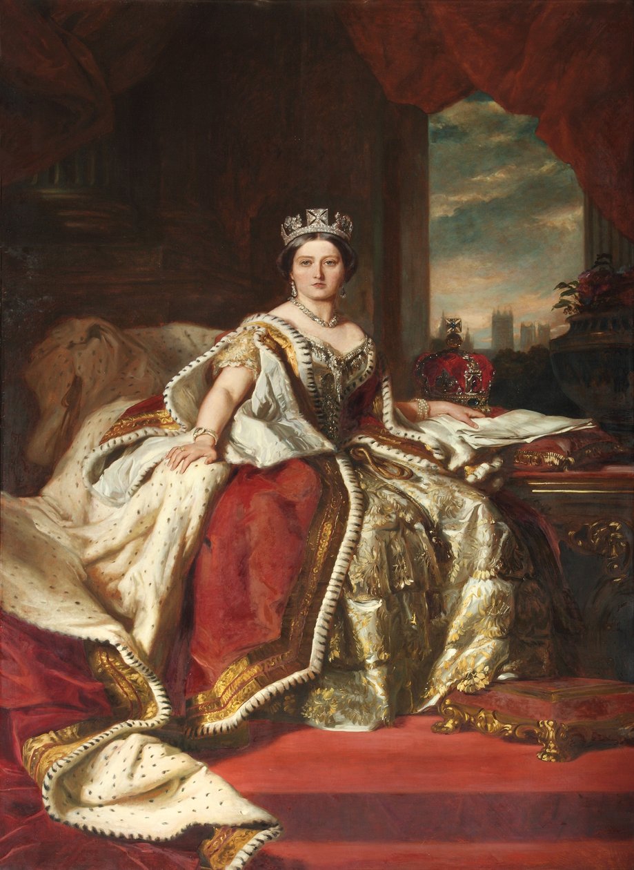 Kuningatar Victoria, kopioinut John Hanson Walker RA, 1879 tekijältä Franz Xaver Winterhalter