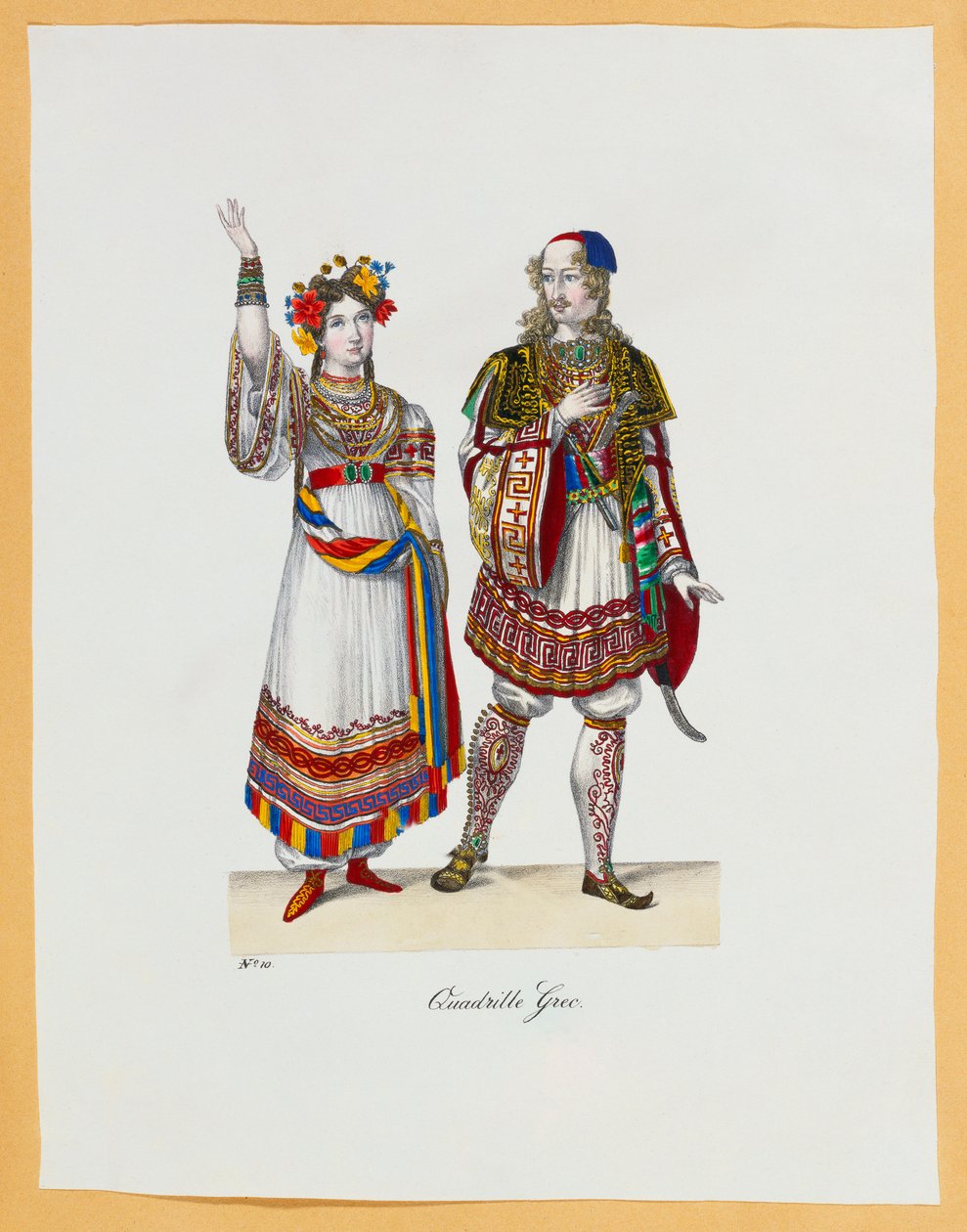 Kokoelma upeita pukupukuja, 1827 tekijältä Franz Xavier Nachtmann