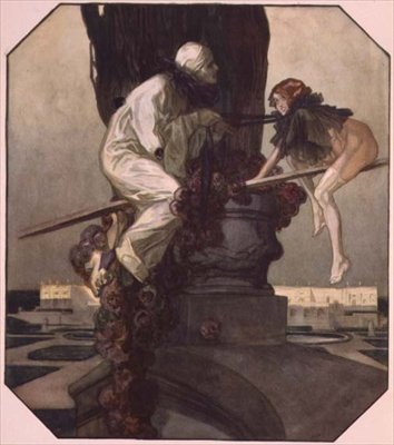 Merisaha tekijältä Franz von Bayros (1866 1924)