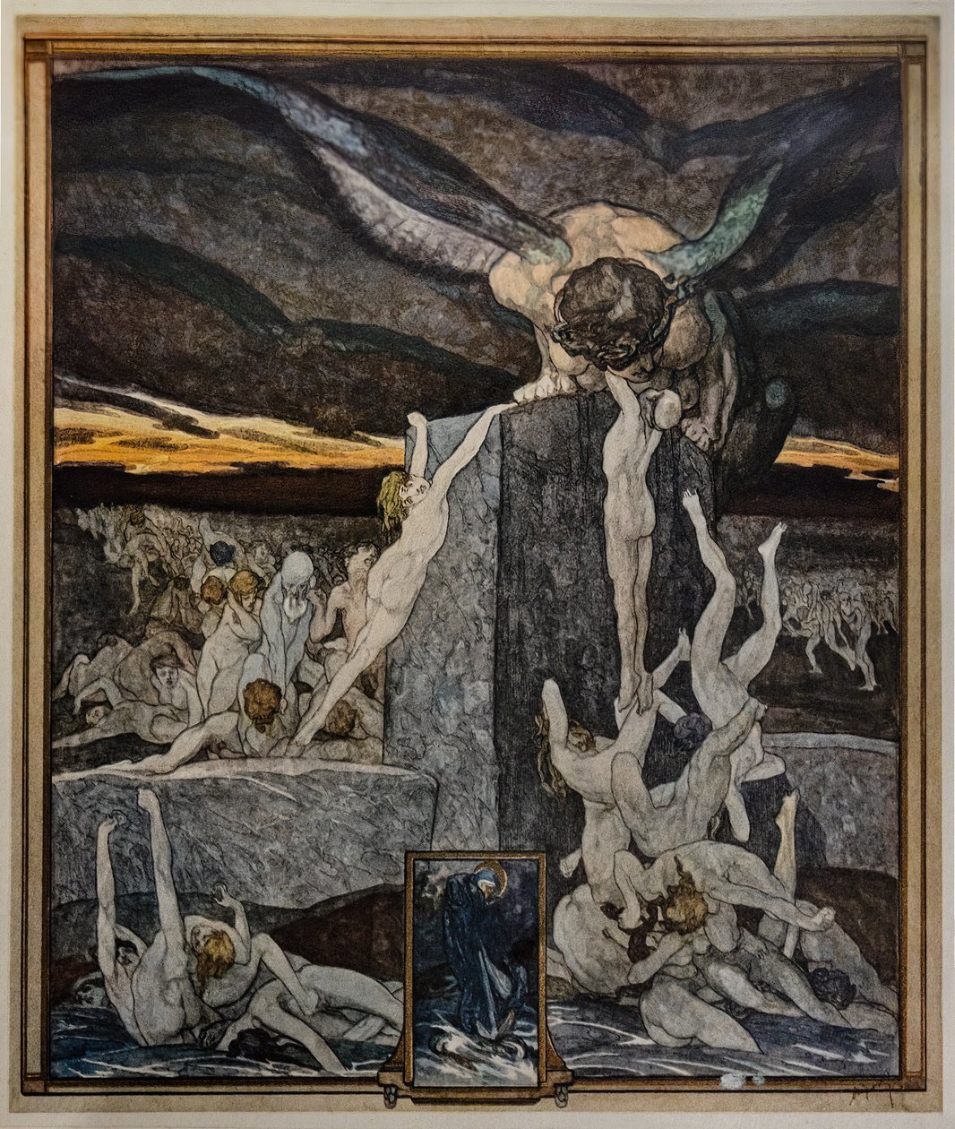 Simoniacs, Helvetti, laulu XIX tekijältä Franz von Bayros (1866 1924)