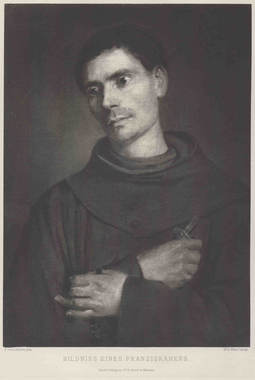 Fransiskaanimunkin muotokuva tekijältä Franz von Lenbach