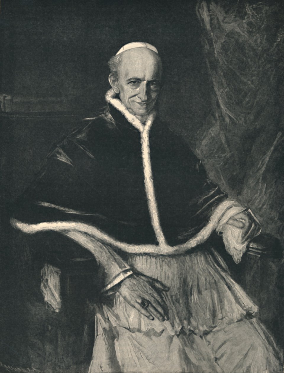 Hänen pyhyytensä paavi Leo XIII, 1886 tekijältä Franz von Lenbach