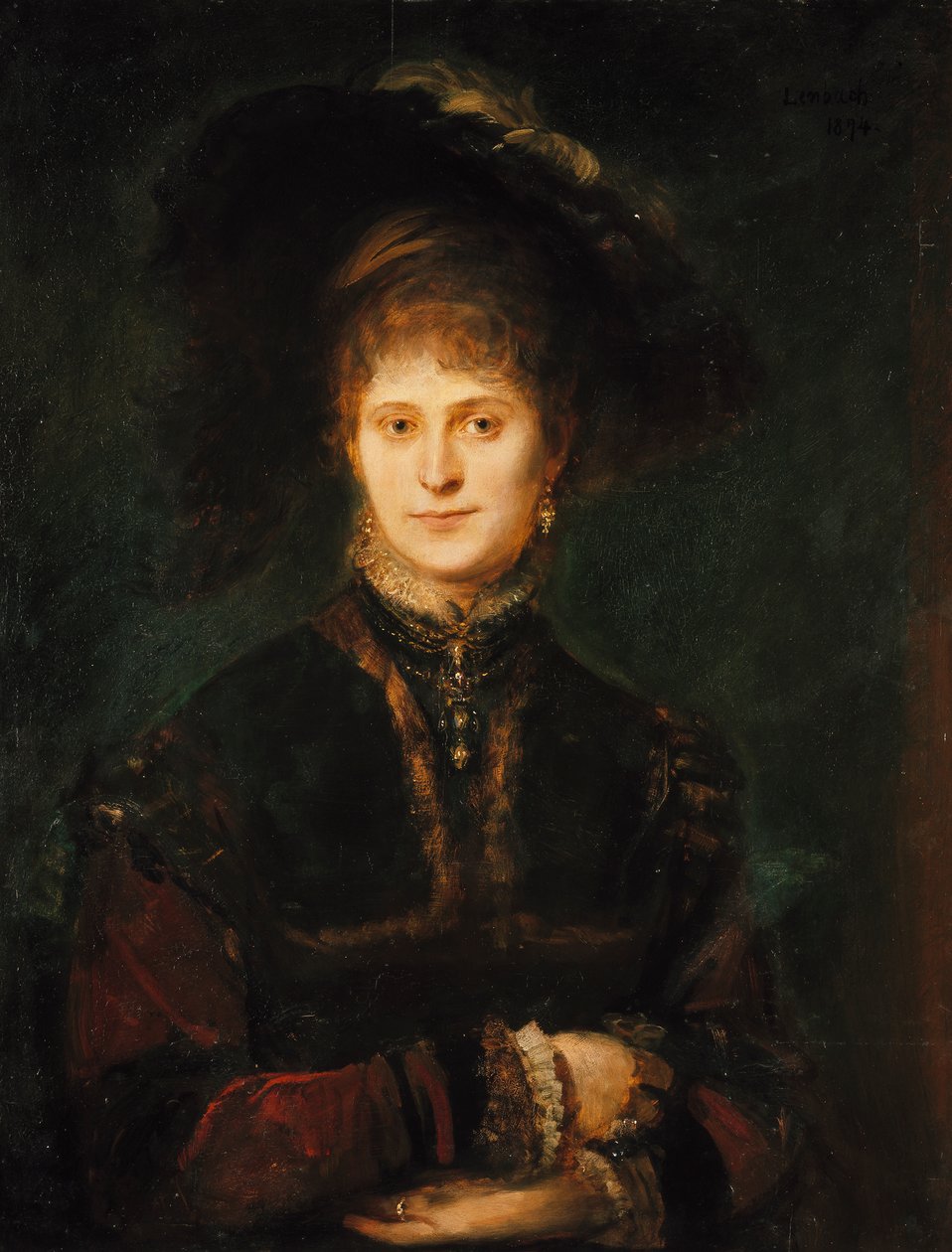 Magdalena Plach () tekijältä Franz von Lenbach
