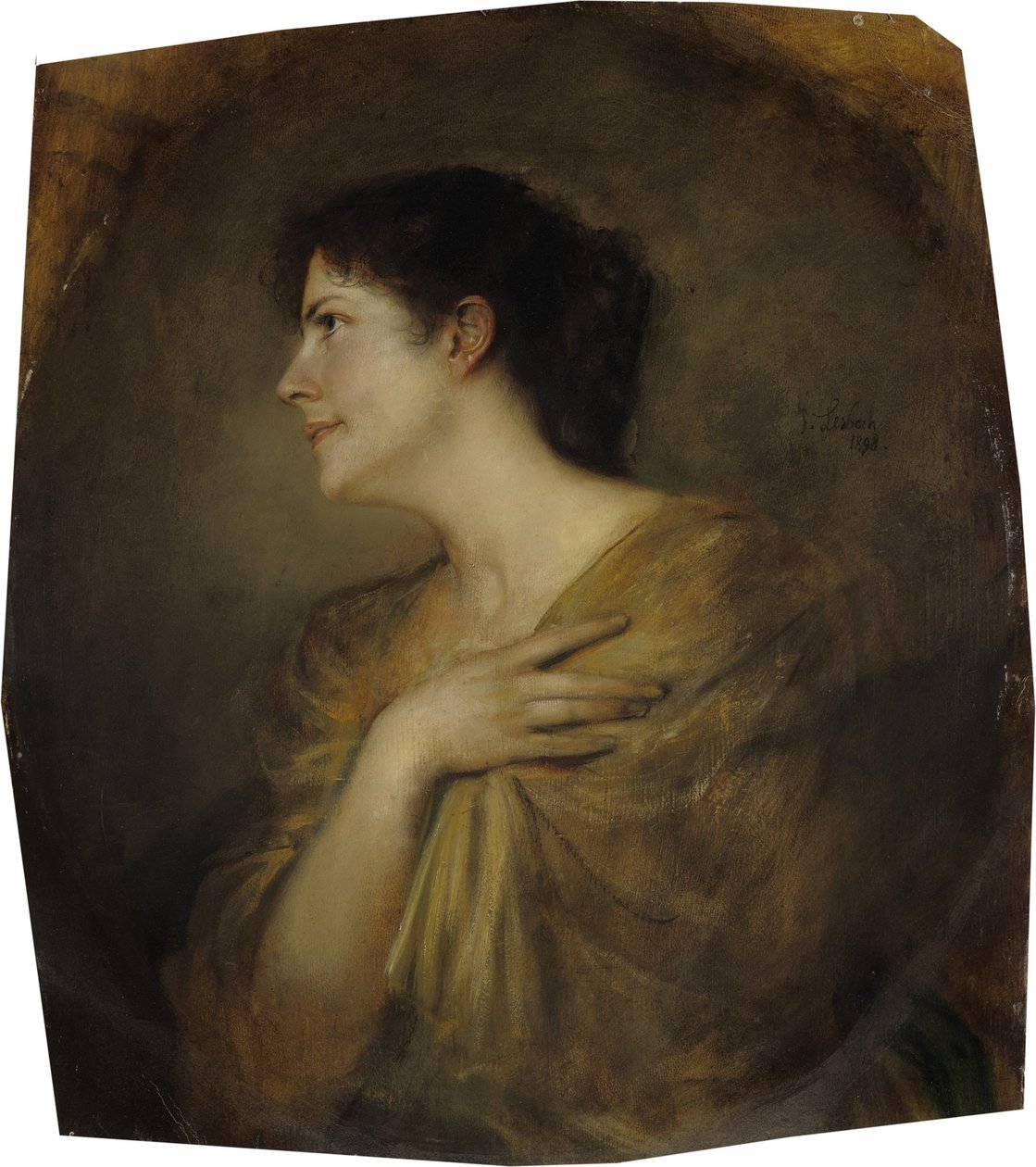Mary Stuck (geb. Lindpaintner) tekijältä Franz von Lenbach