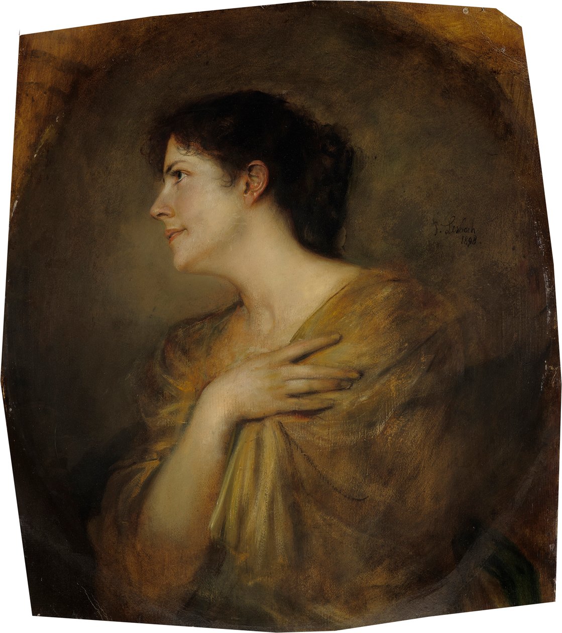Mary Stuck (o.s. Lindpaintner) tekijältä Franz von Lenbach
