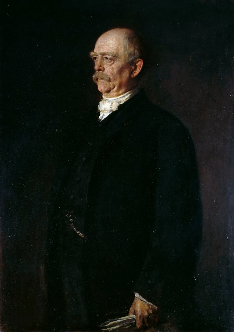 Otto von Bismarckin muotokuva 1815-1898, 1884. tekijältä Franz von Lenbach