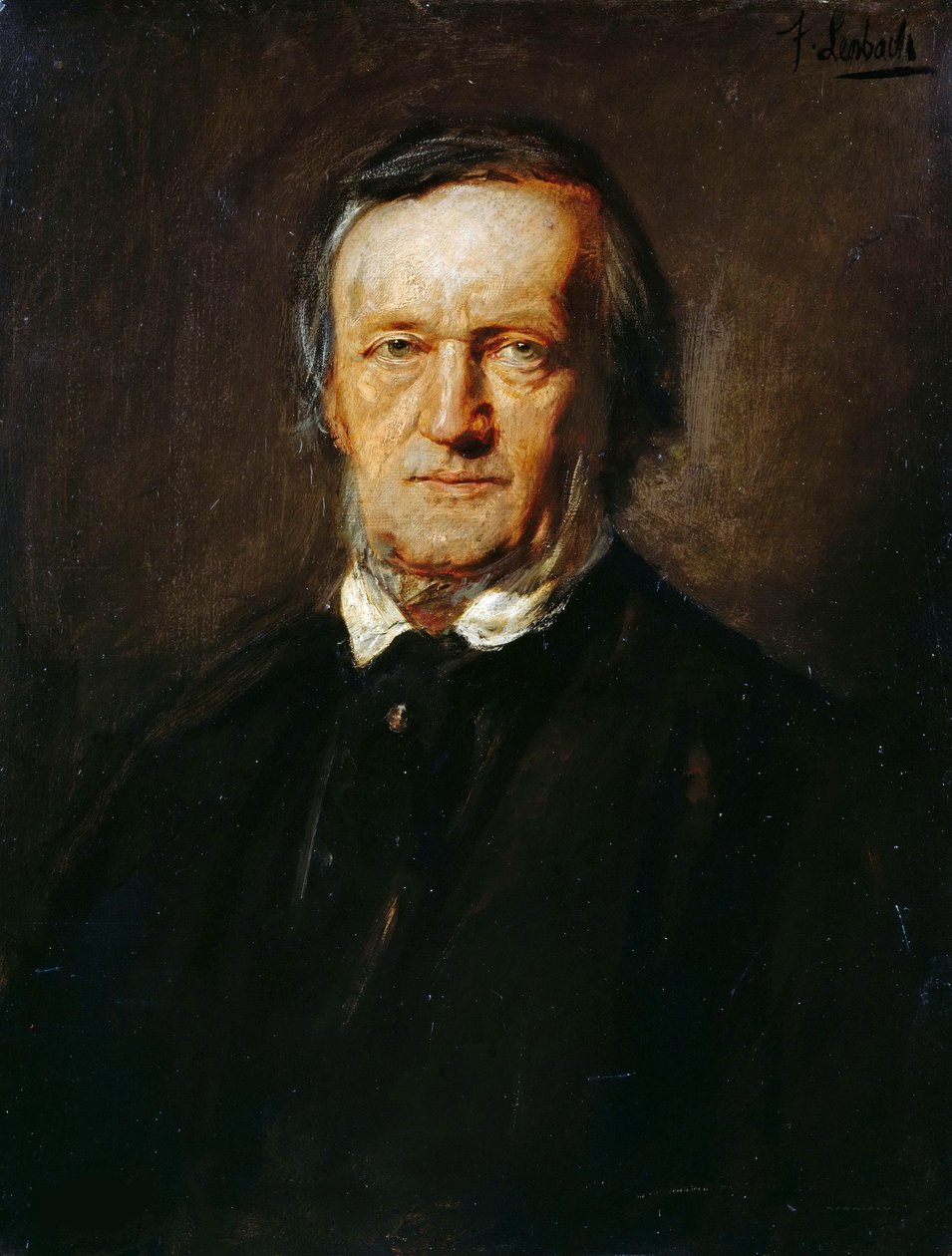 Richard Wagnerin muotokuva 1813-1883. tekijältä Franz von Lenbach