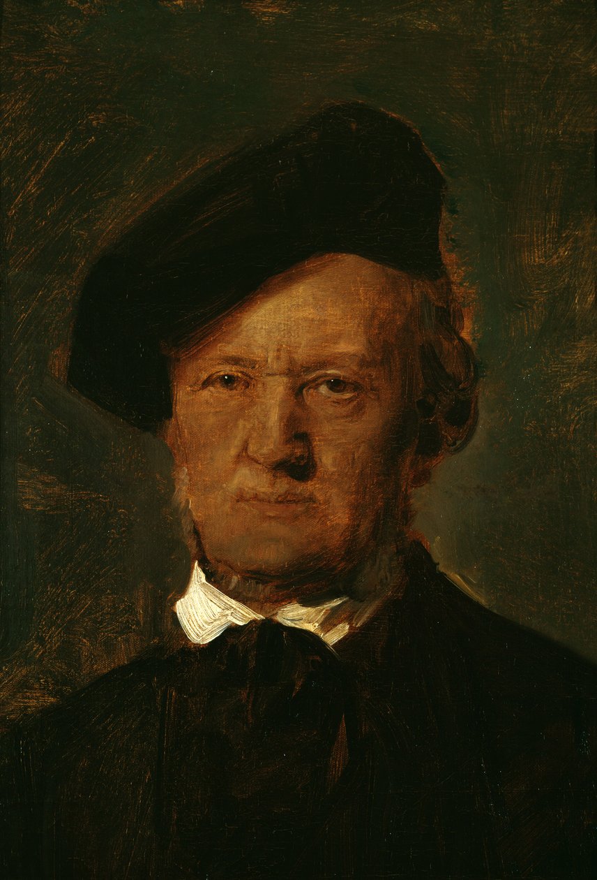 Richard Wagner baretissa tekijältä Franz von Lenbach