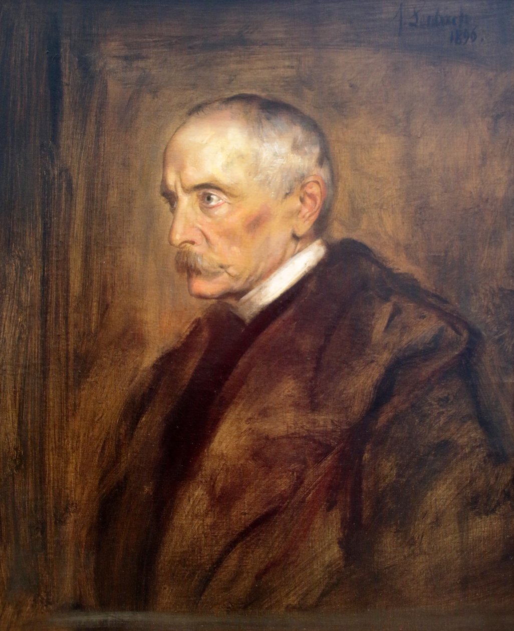 Hohenlohesta kotoisin olevan Kloviksen ritratto tekijältä Franz von Lenbach