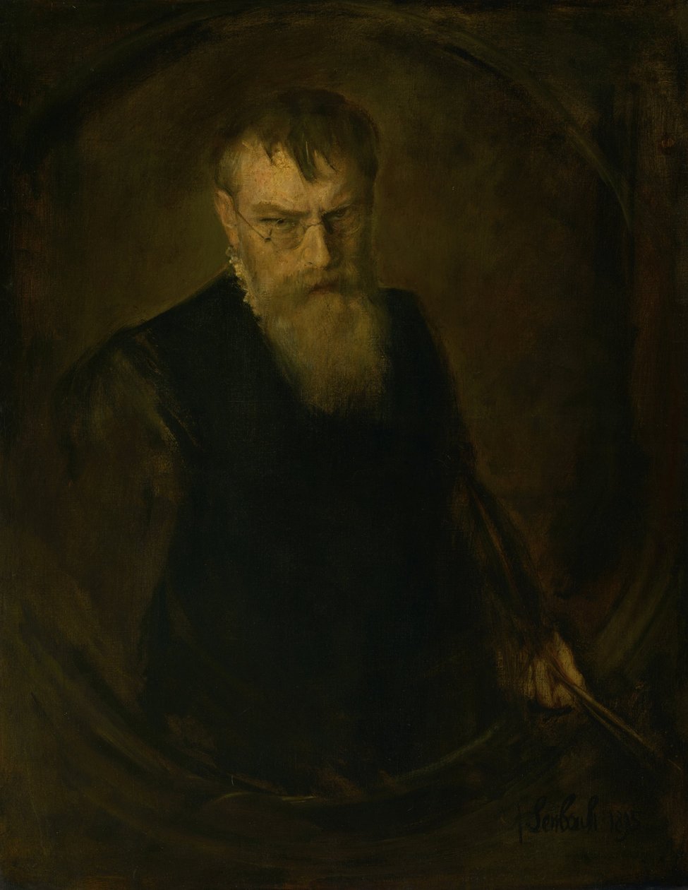 omakuva tekijältä Franz von Lenbach