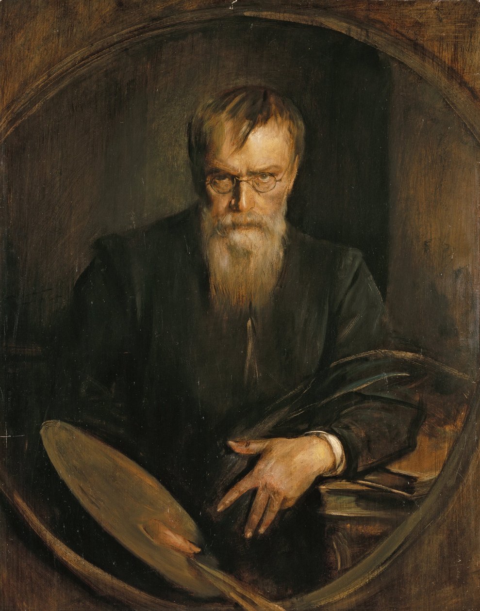 omakuva tekijältä Franz von Lenbach