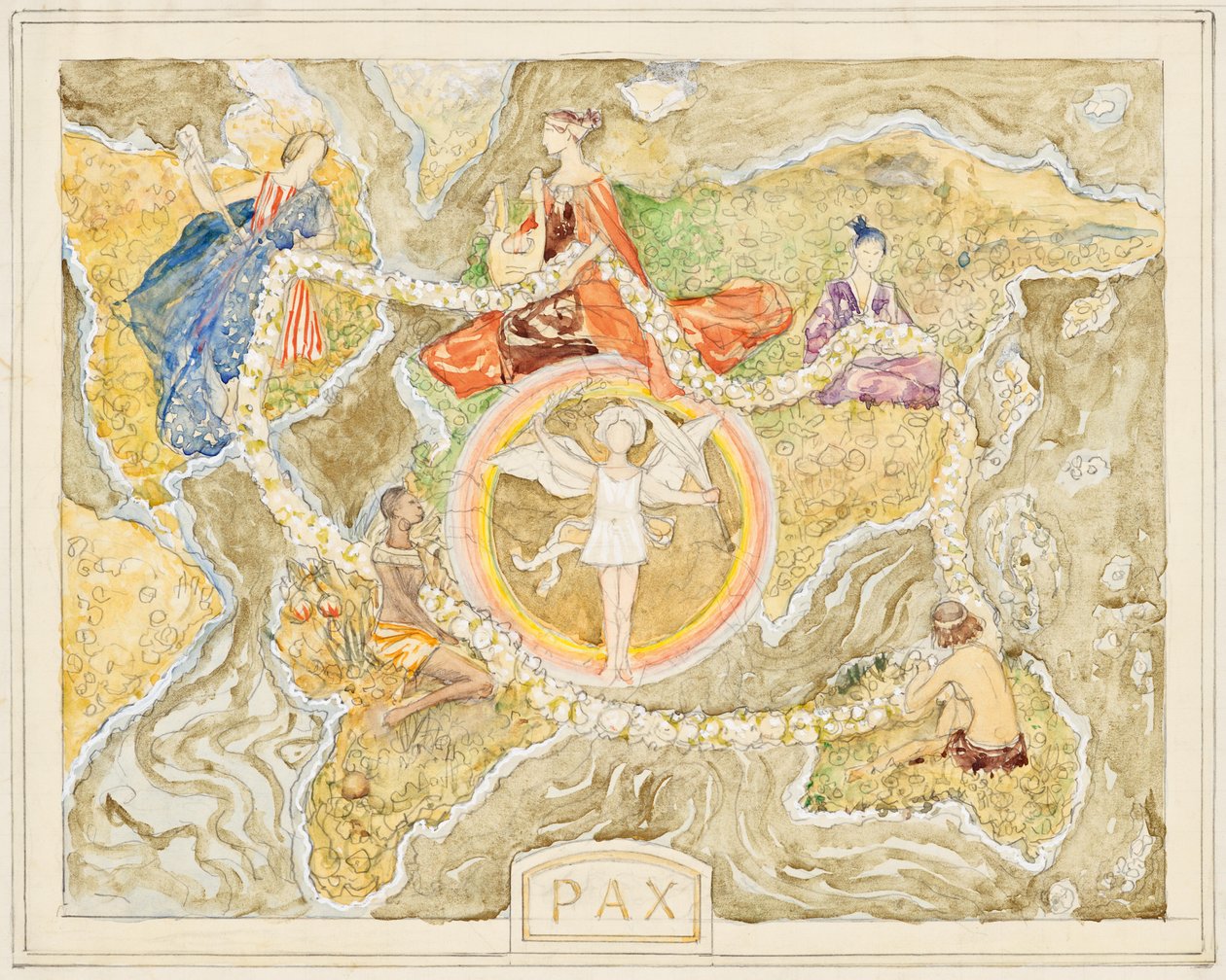 Pax (seinävaatekangas) tekijältä Franz von Matsch