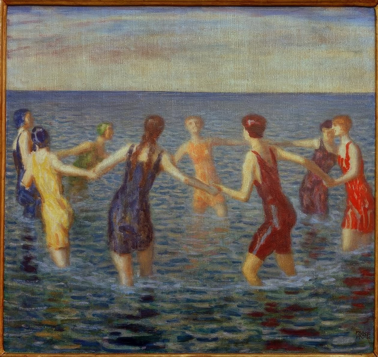 Badende Frauen tekijältä Franz von Stuck