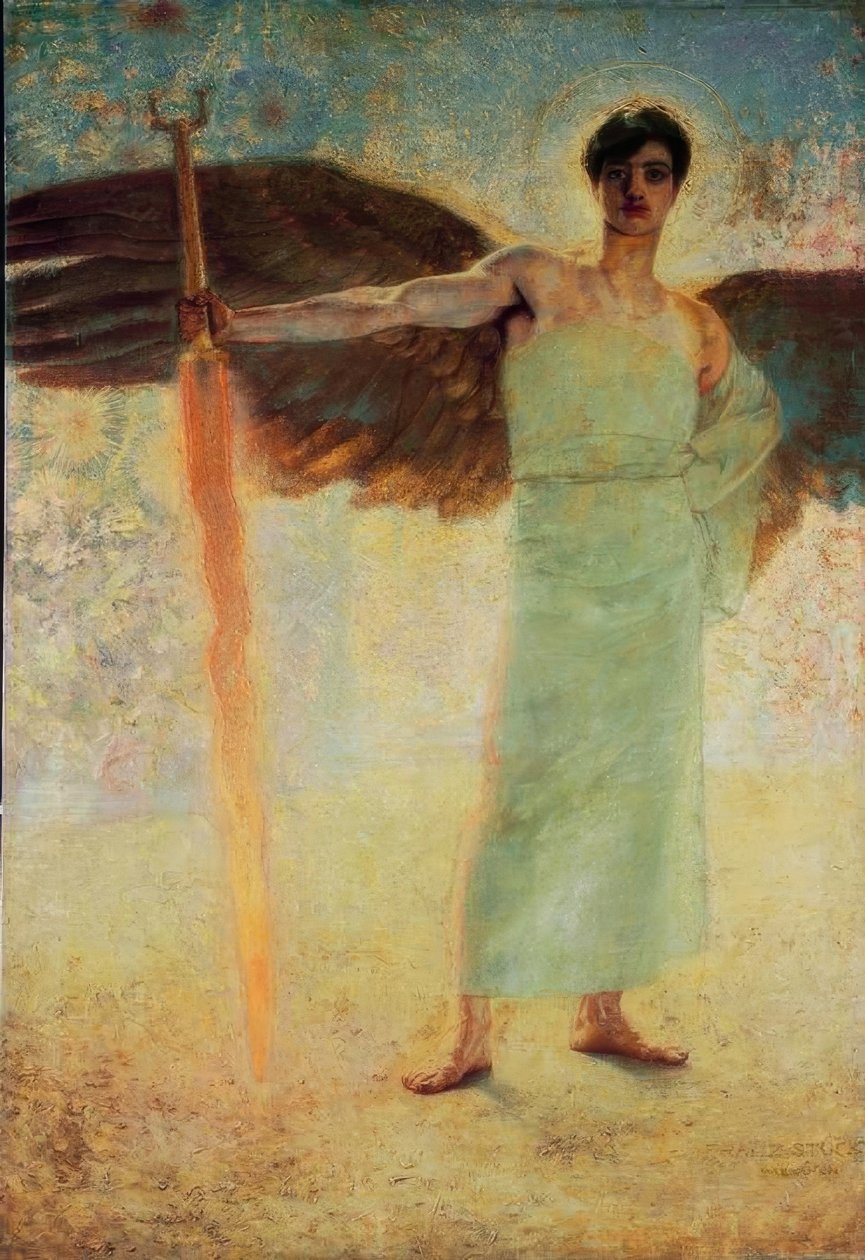 Paratiisin vartija tekijältä Franz von Stuck