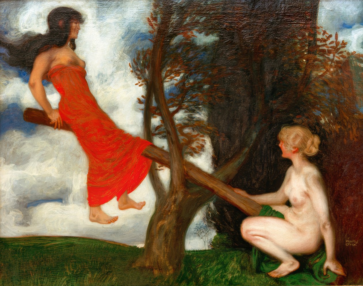 Keinu tekijältä Franz von Stuck