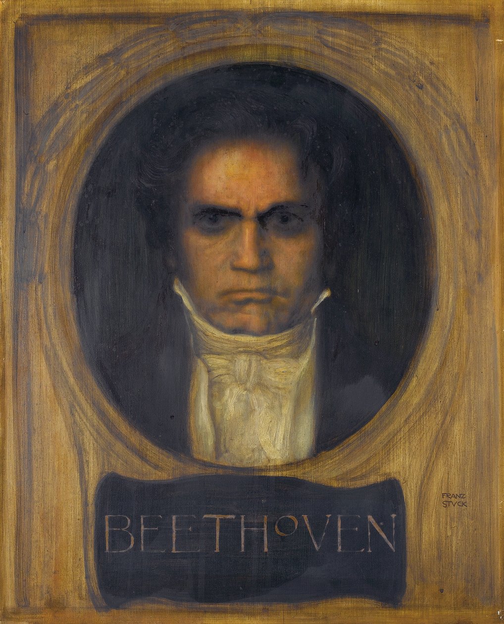Ludwig van Beethovenin muotokuva tekijältä Franz von Stuck
