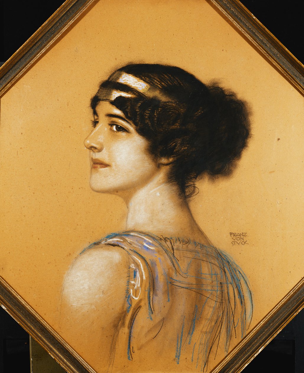 Taiteilijan tyttären Marian muotokuva, tekijältä Franz von Stuck