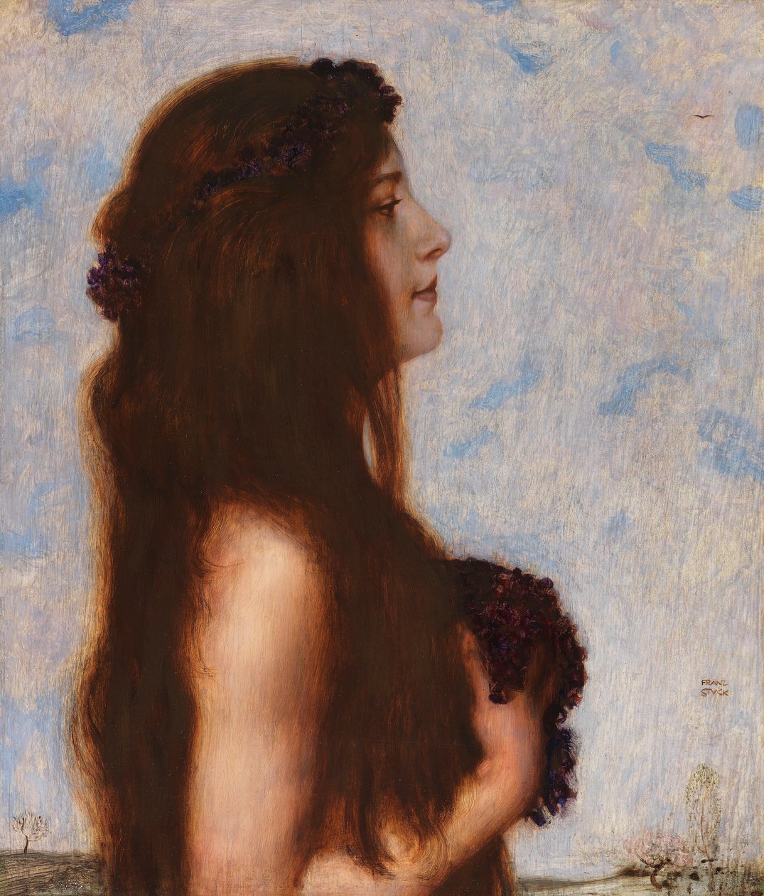 Kevät, n. 1901-1902. tekijältä Franz von Stuck