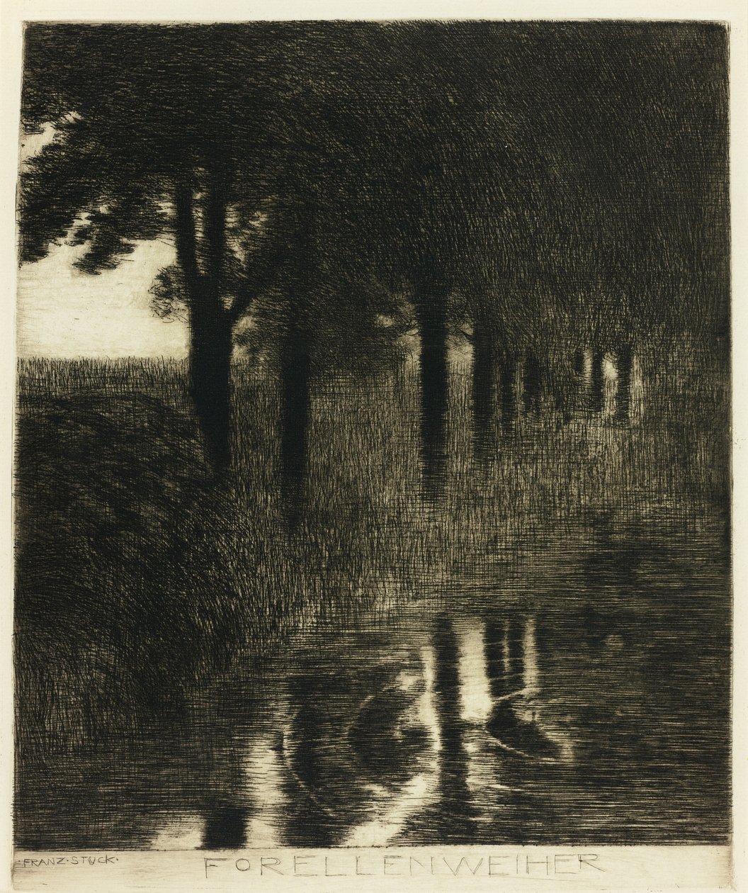 Taimen allas tekijältä Franz von Stuck