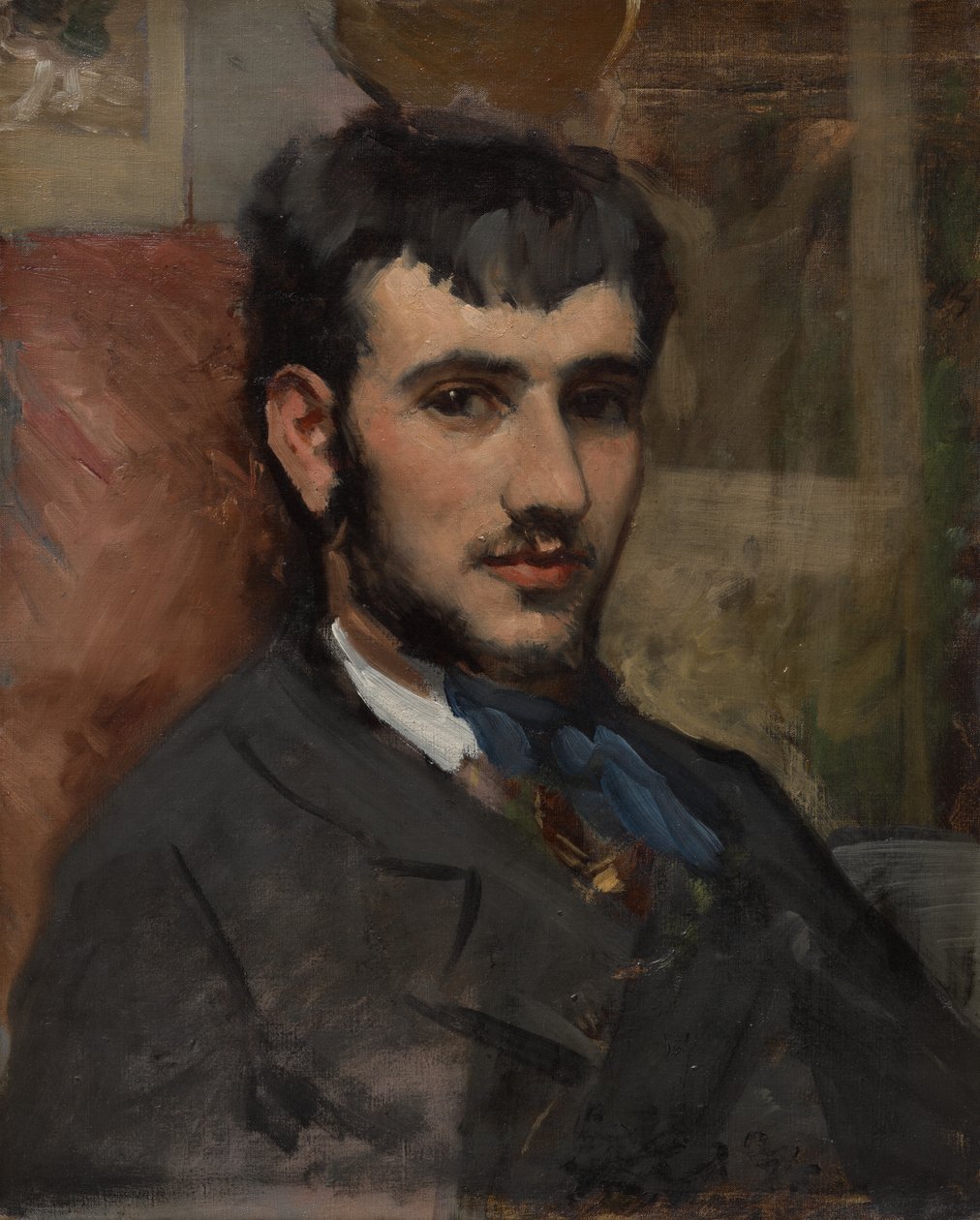 Renoirin muotokuva tekijältä Frédéric Bazille
