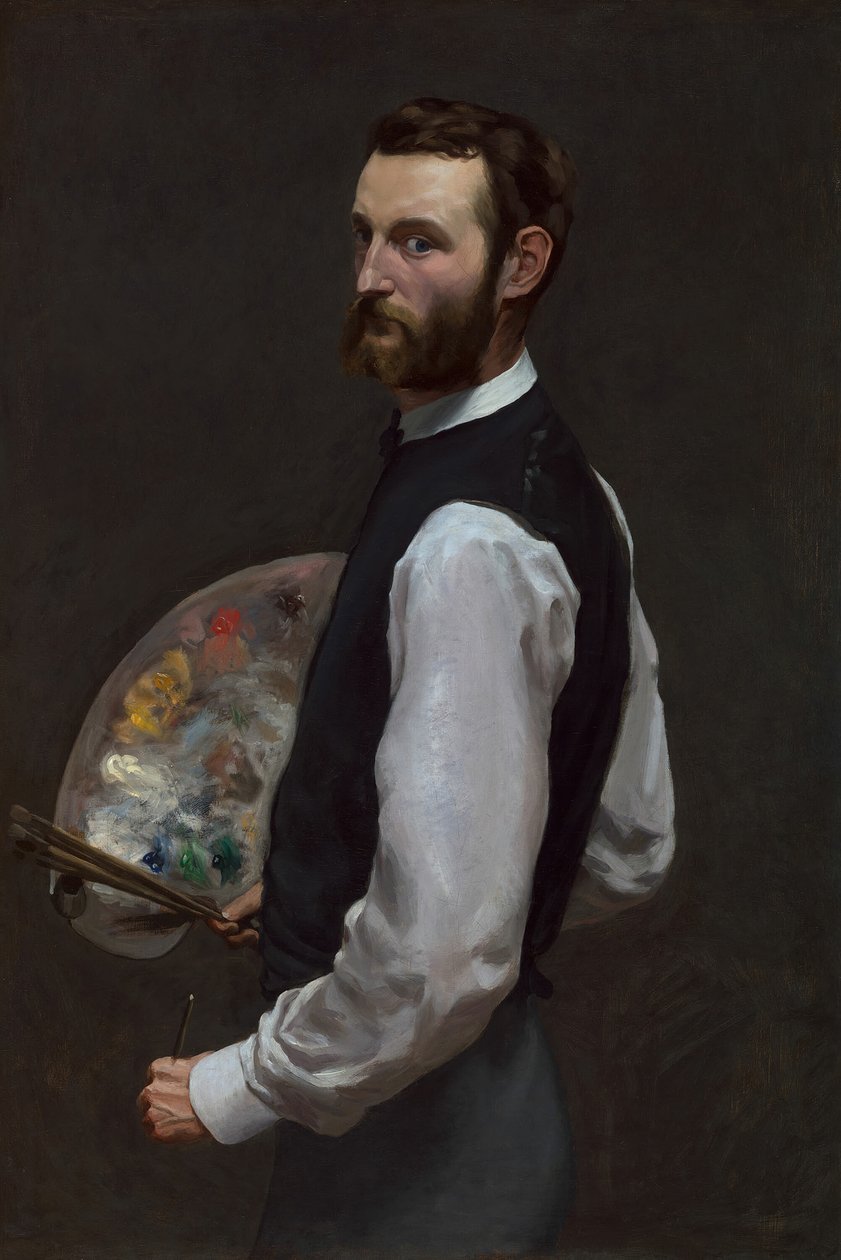 Omakuva, 186566. tekijältä Frédéric Bazille