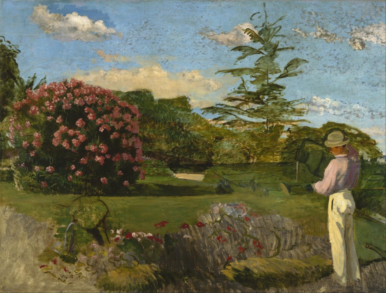 Pieni puutarhuri tekijältä Frédéric Bazille