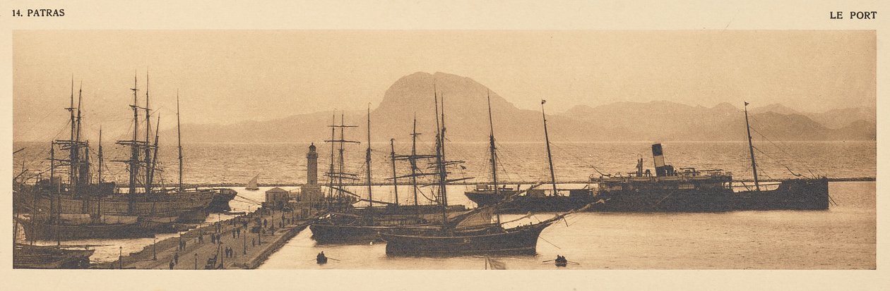 Patras. Satama tekijältä Frédéric Boissonnas