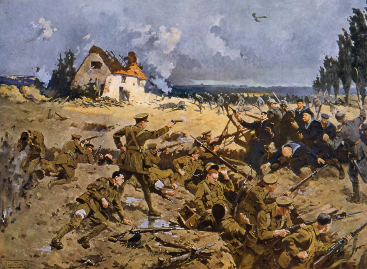 kahdeksas toukokuu (öljy kankaalle) tekijältä Fred Roe