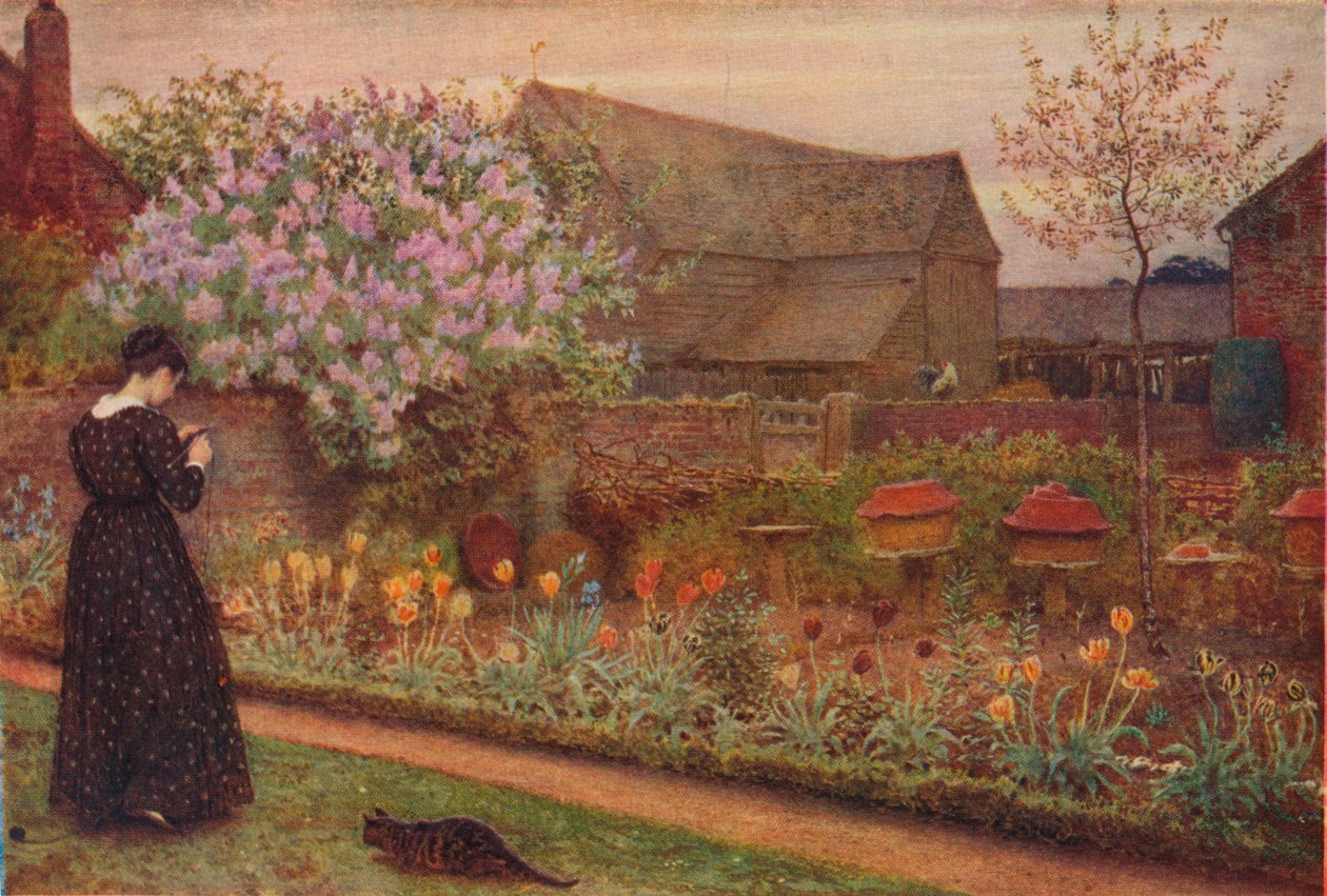 Old Farm Garden, 1871. tekijältä Fred Walker