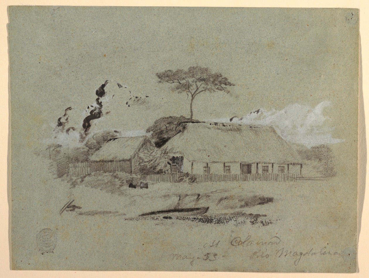 House and Shed, Calamar, Kolumbia tekijältä Frederic Edwin Church