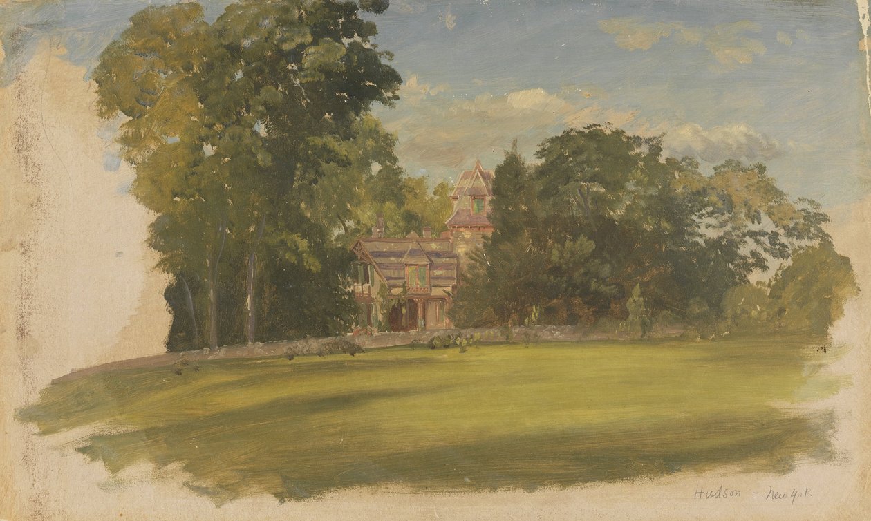 Talo Hudsonissa, New Yorkissa tekijältä Frederic Edwin Church