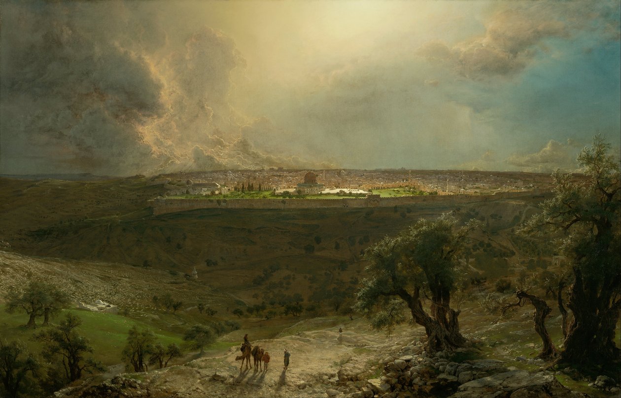 Jerusalem Öljymäeltä tekijältä Frederic Edwin Church