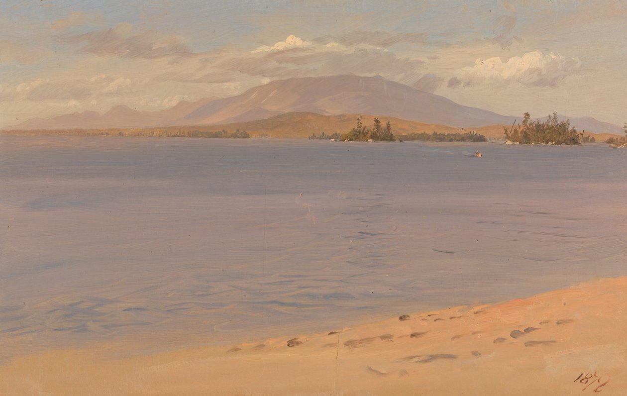 Mount Katahdin Millinocket -järvestä tekijältä Frederic Edwin Church