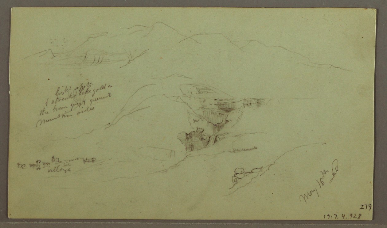 Vuorijono tekijältä Frederic Edwin Church