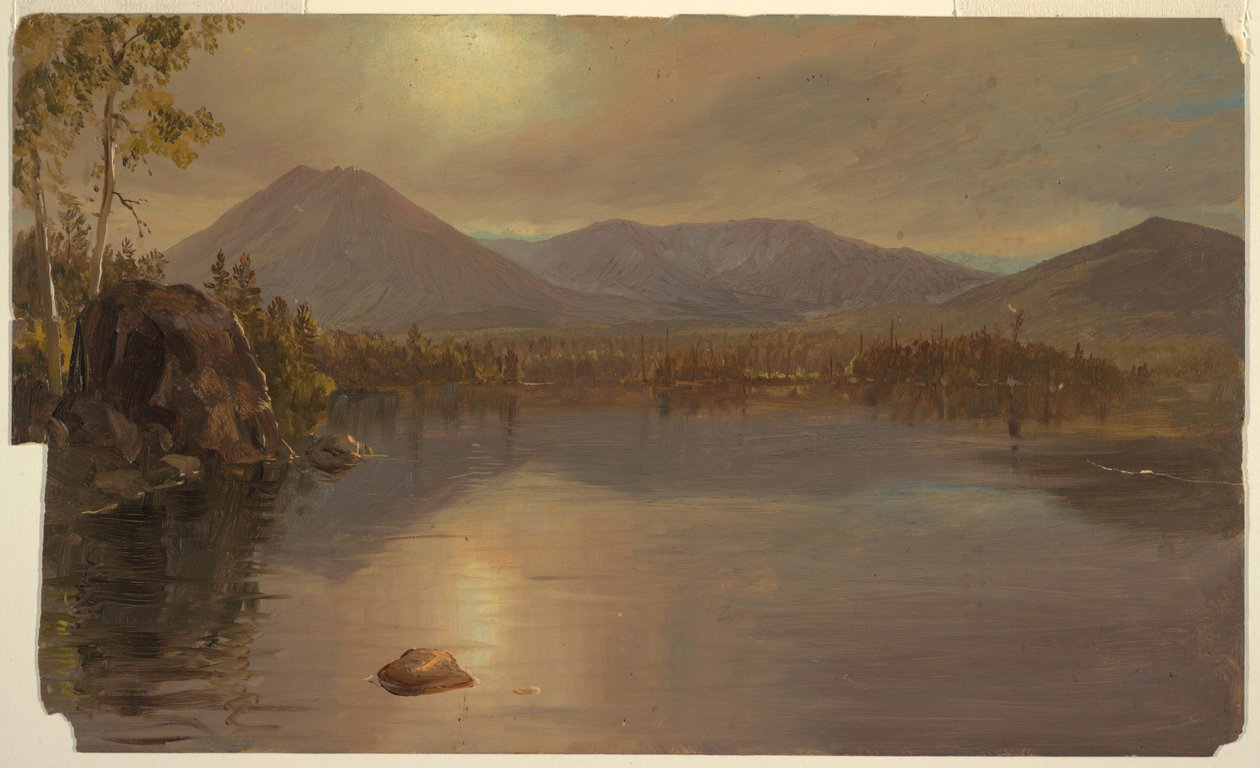 Mount Katahdin ja Turner Katahdin -järvestä tekijältä Frederic Edwin Church